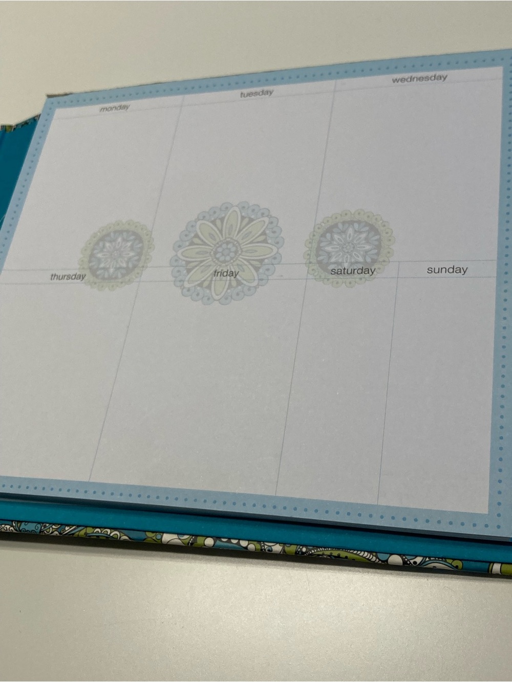 Vera Bradley Teal and Lime Floral Organizer - Picture 7 of 7